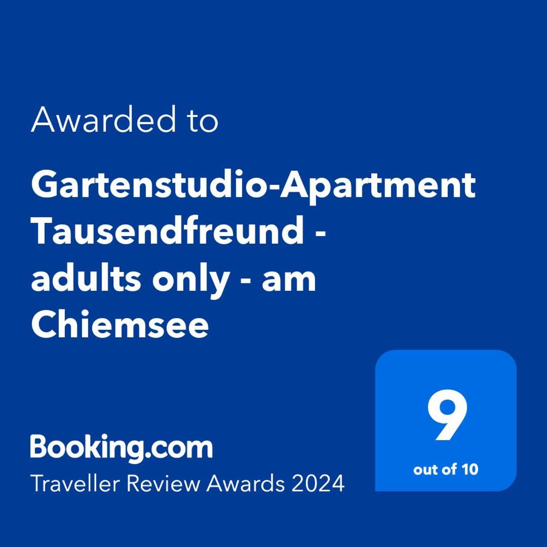 Gartenstudio-Apartment Tausendfreund - Adults Only - Am Chiemsee Breitbrunn am Chiemsee Buitenkant foto